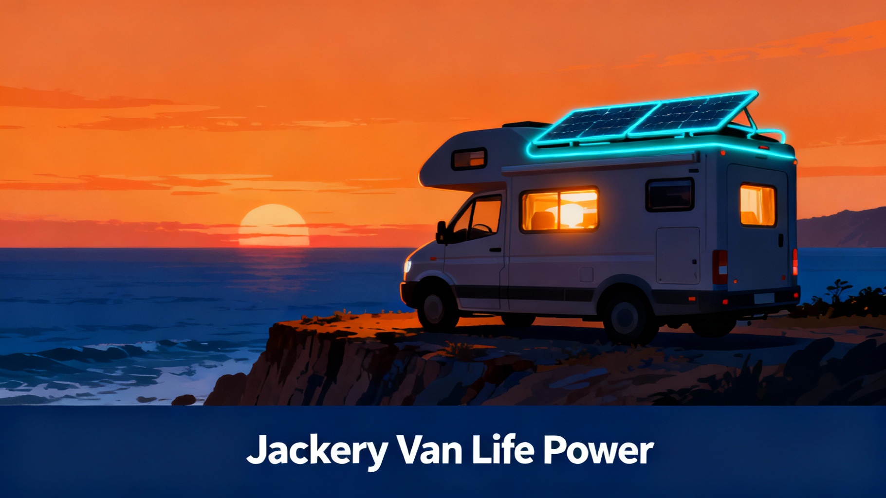 illustration jackery for van life