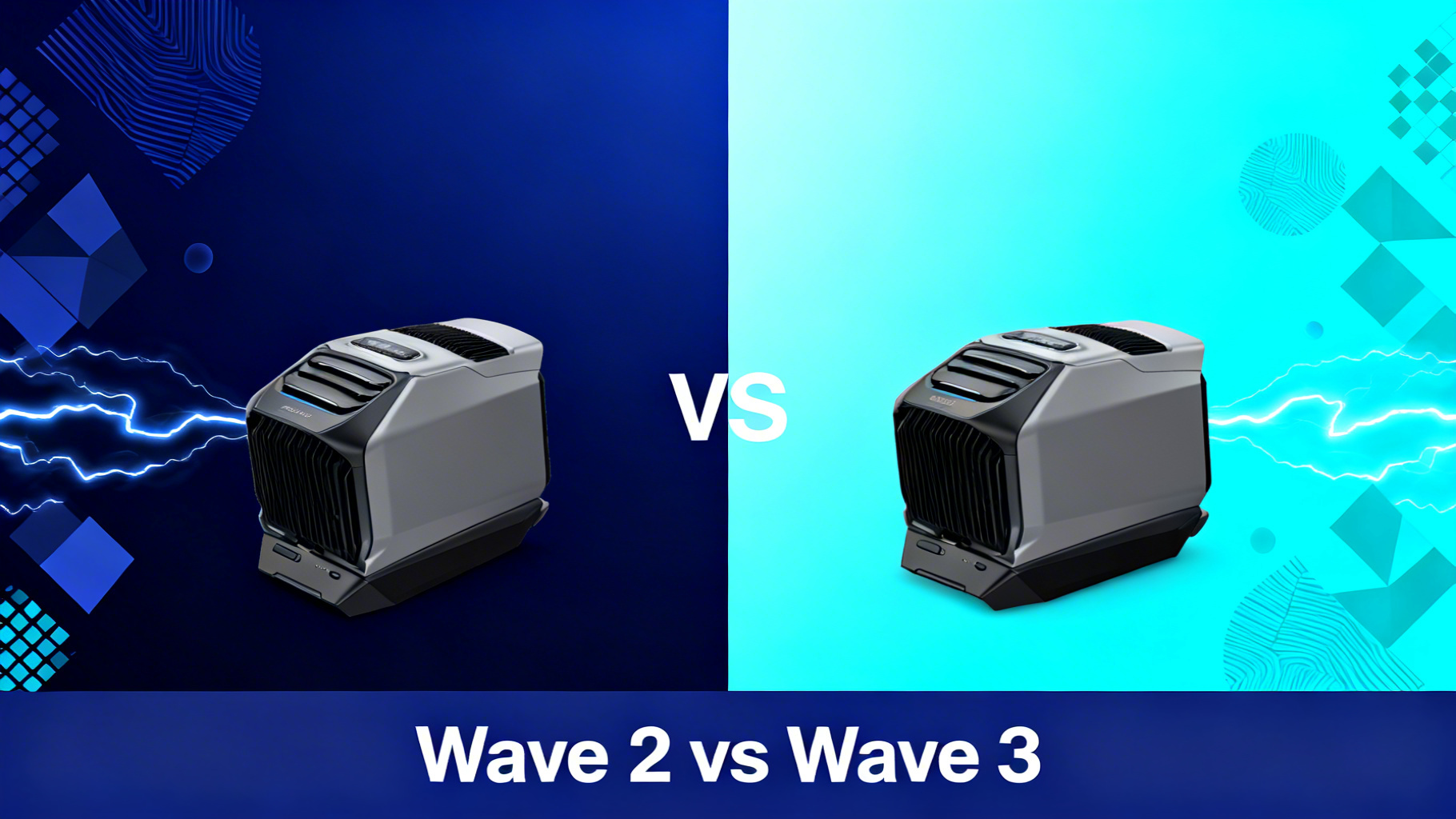 Bold solar energy illustration with bright sun, solar panel array and electric blue power flow to battery for EcoFlow DELTA 2 solar setup