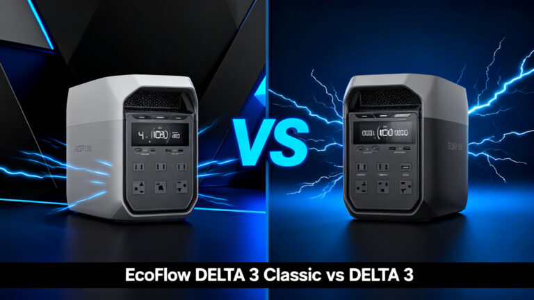 EcoFlow DELTA 3 Classic vs DELTA 3 comparison