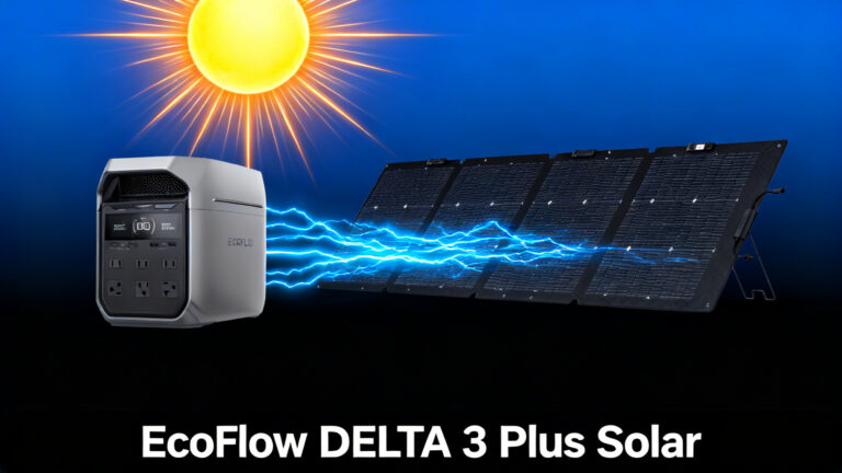 EcoFlow DELTA 3 Plus solar setup guide