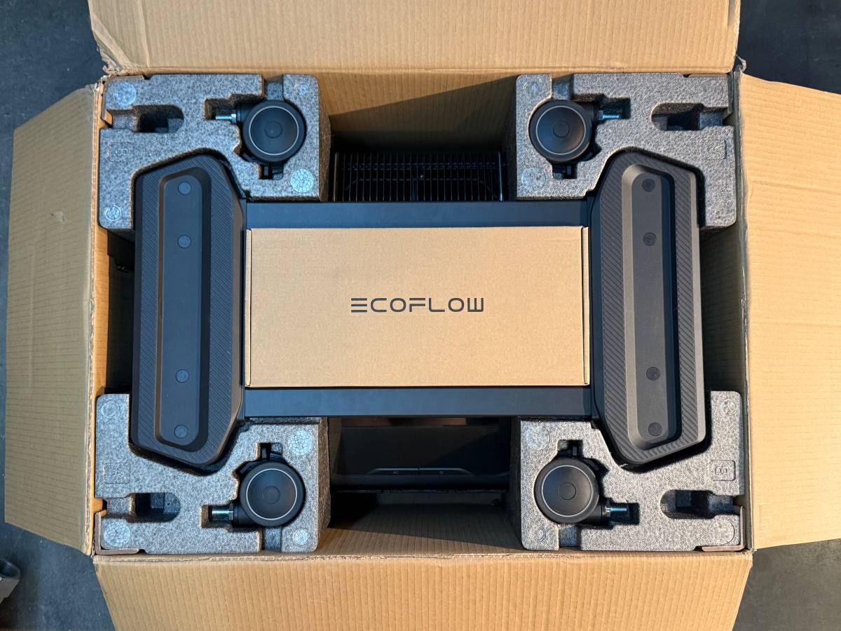 EcoFlow Delta Pro Ultra portable power station shown in a real-world home setting