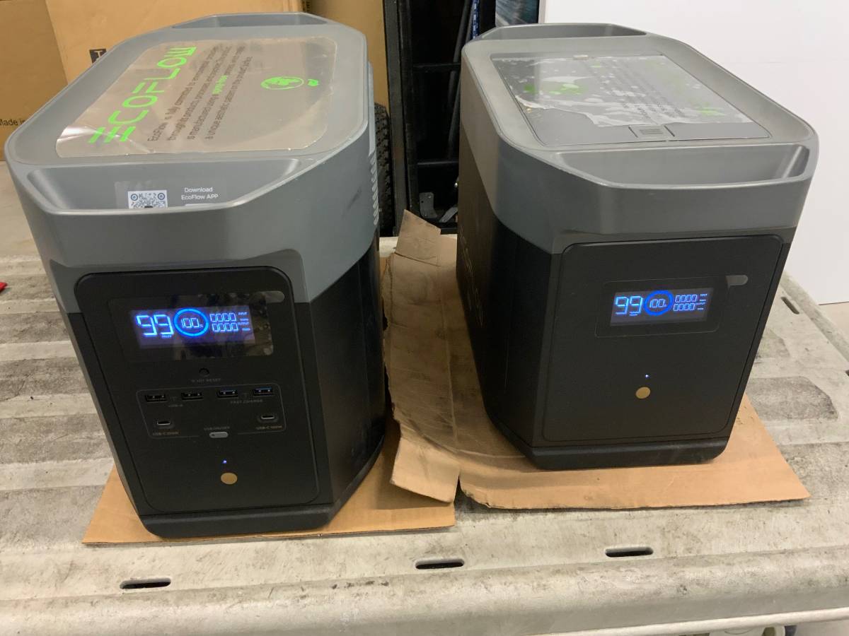 EcoFlow DELTA 2 portable power station shown in a real-world home setting