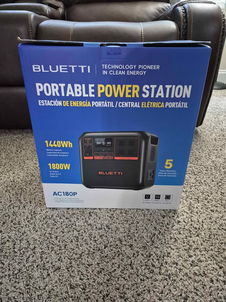Bluetti AC180P shown in real-world use, photo 2