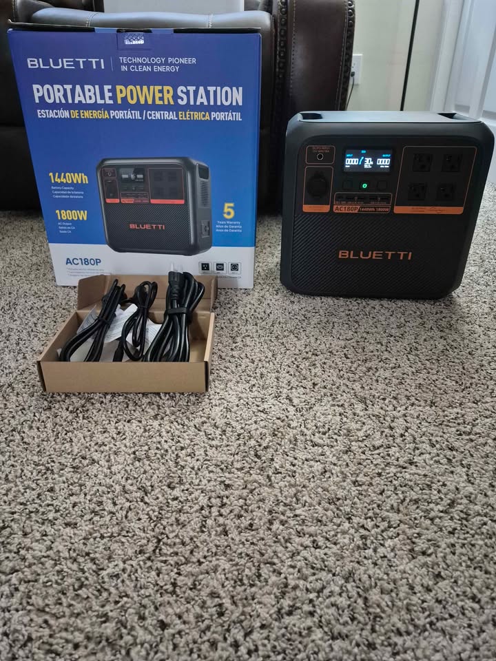 Bluetti AC180P shown in real-world use, photo 4