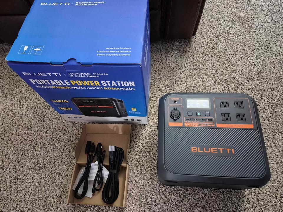 Bluetti AC180P shown in real-world use, photo 5