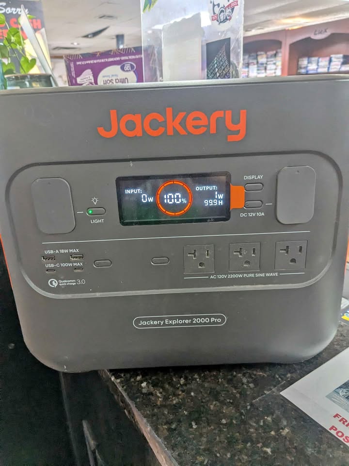 Jackery Explorer 2000 Pro shown in real-world use by an owner
