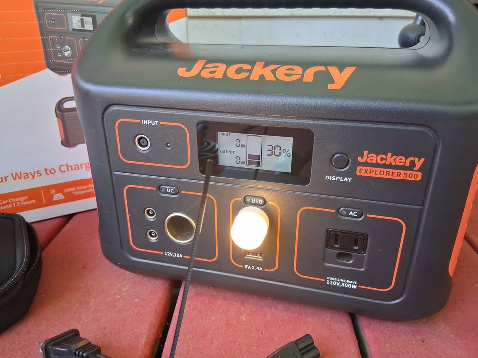 Jackery Explorer 500 shown in real-world use, photo 3