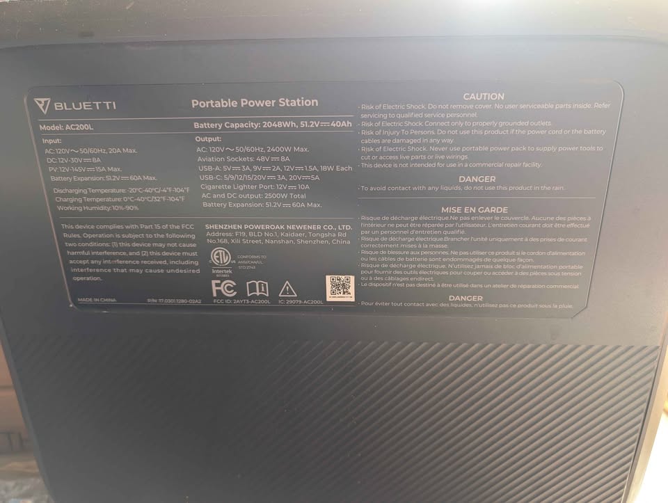 Bluetti AC200L shown in real-world use, photo 5