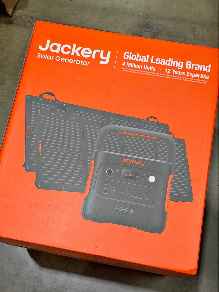 Jackery Explorer 2000 v2 portable power station shown in a real-world home setting