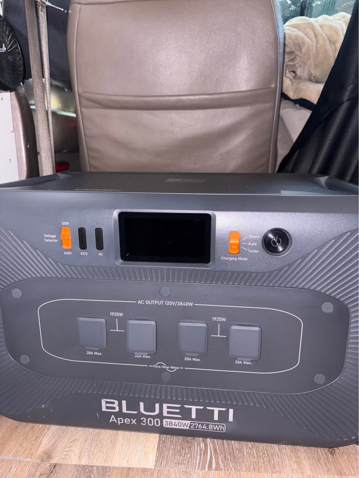 Bluetti Apex 300 shown in real-world use, photo 2