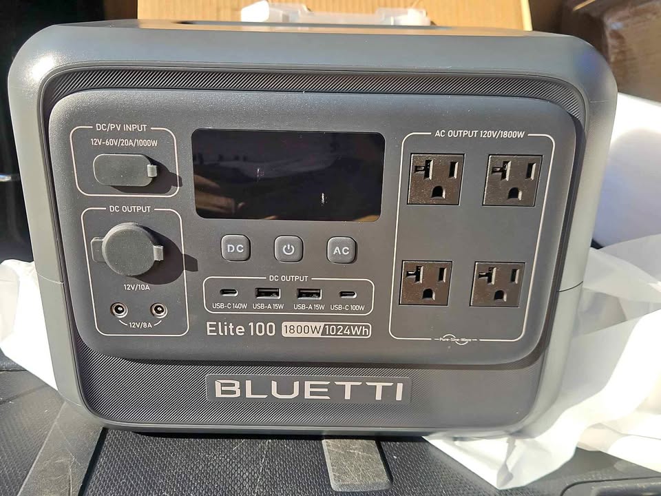 Bluetti Elite 100 V2 portable power station shown in a real-world home setting