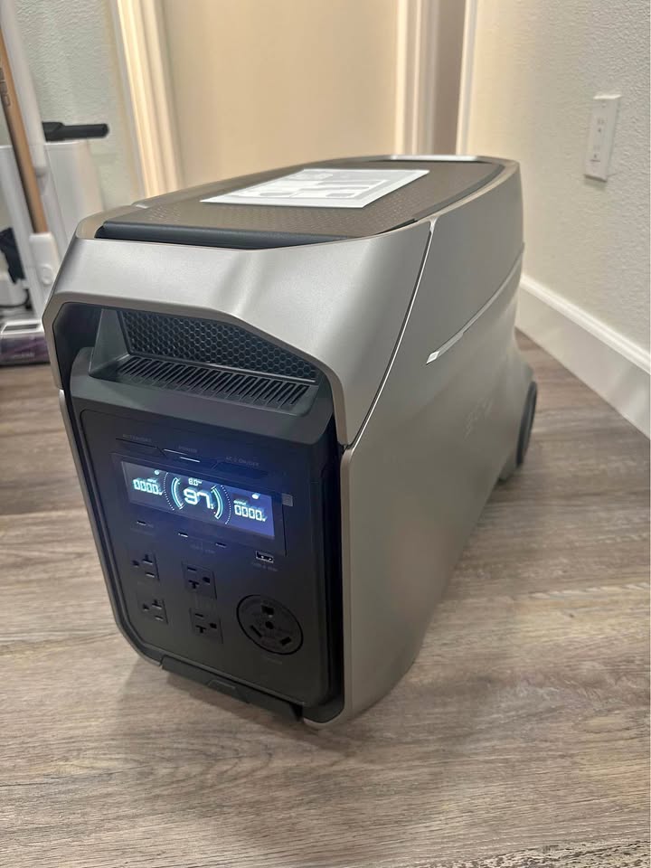 EcoFlow Delta 3 shown in real-world use by an owner