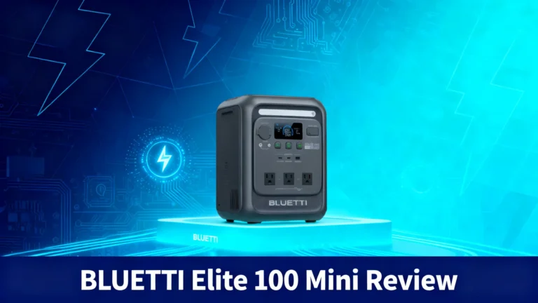 BLUETTI Elite 100 Mini compact 1kWh power station review